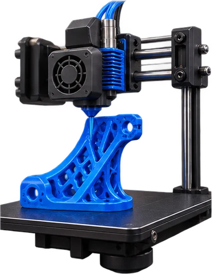 Εκτύπωση εξαρτήματος σε 3D εκτυπωτή FDM