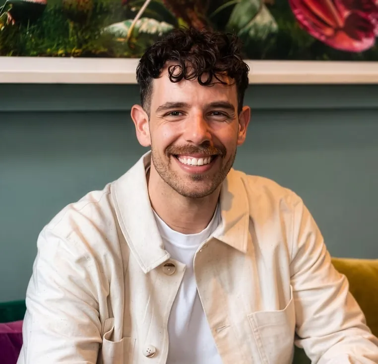 Alex Moudiotis, founder of The Inward Lab, smiling